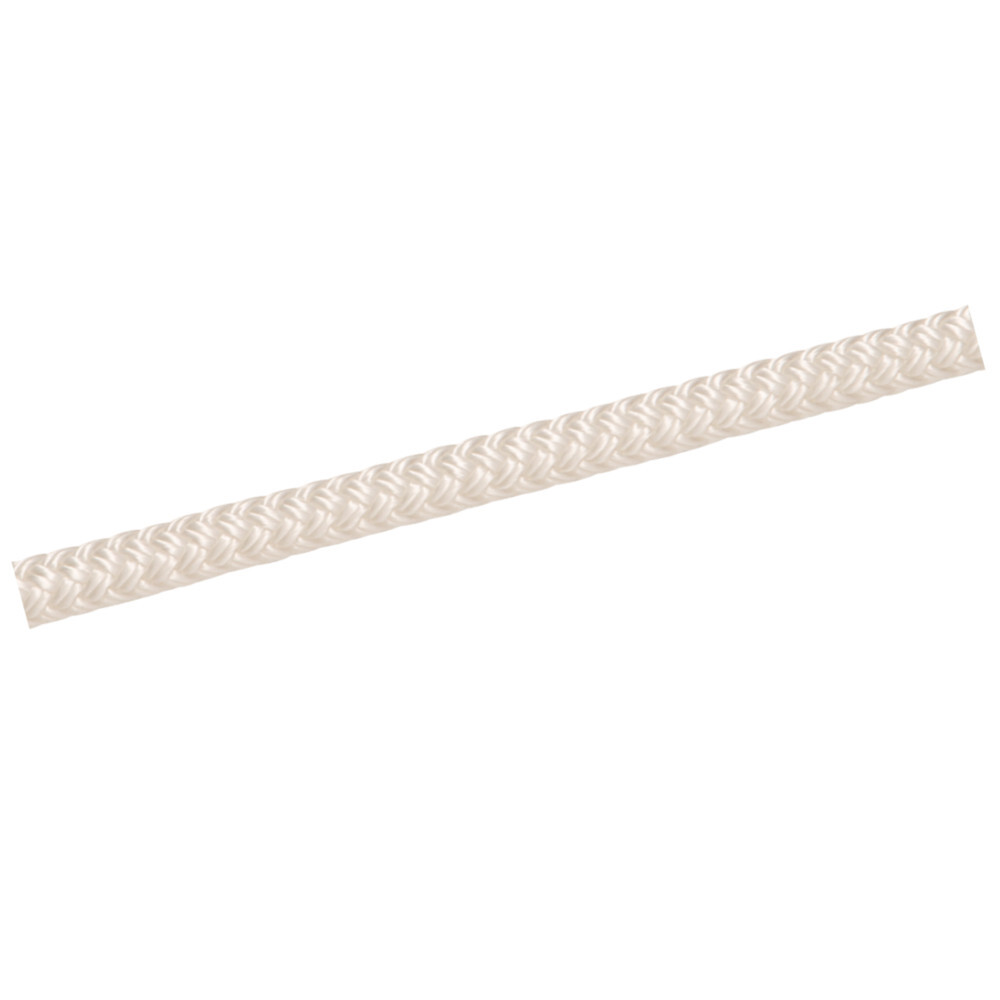 Polyesterseil weiß, 16-fach geflochten, 8mm Durchmesser, Meterware image number 0