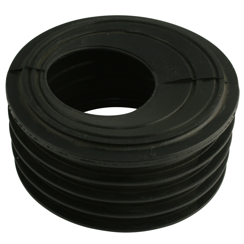 Fallrohranschluss-Gummimanschnette DN 53-75-90 für KG-Rohr DN 110