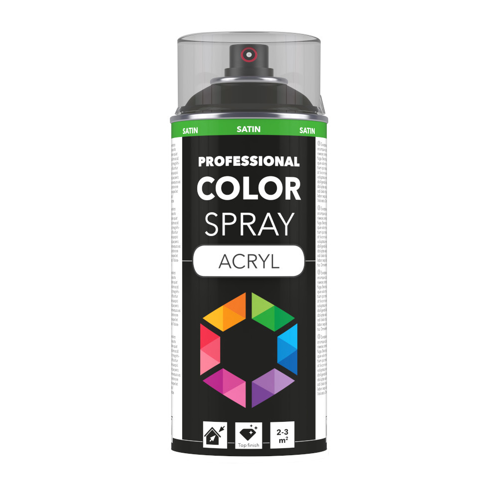 Profi-Spray satin Tiefschwarz