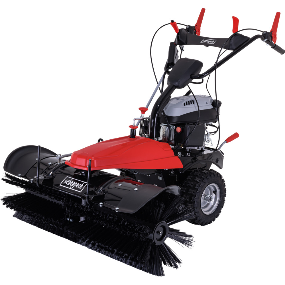 Scheppach Benzin-Kehrmaschine SC2200PE mit Sammelbehälter und Schneeschild image number 1