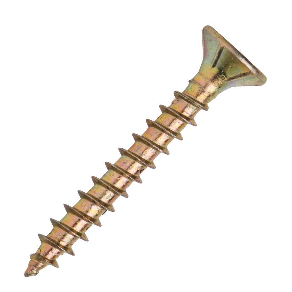Spanplattenschraube 4,0x30 mm PZ 1kg FISHBULL-Pack Senkkopf Vollgewinde Kreuzschlitz image number 1
