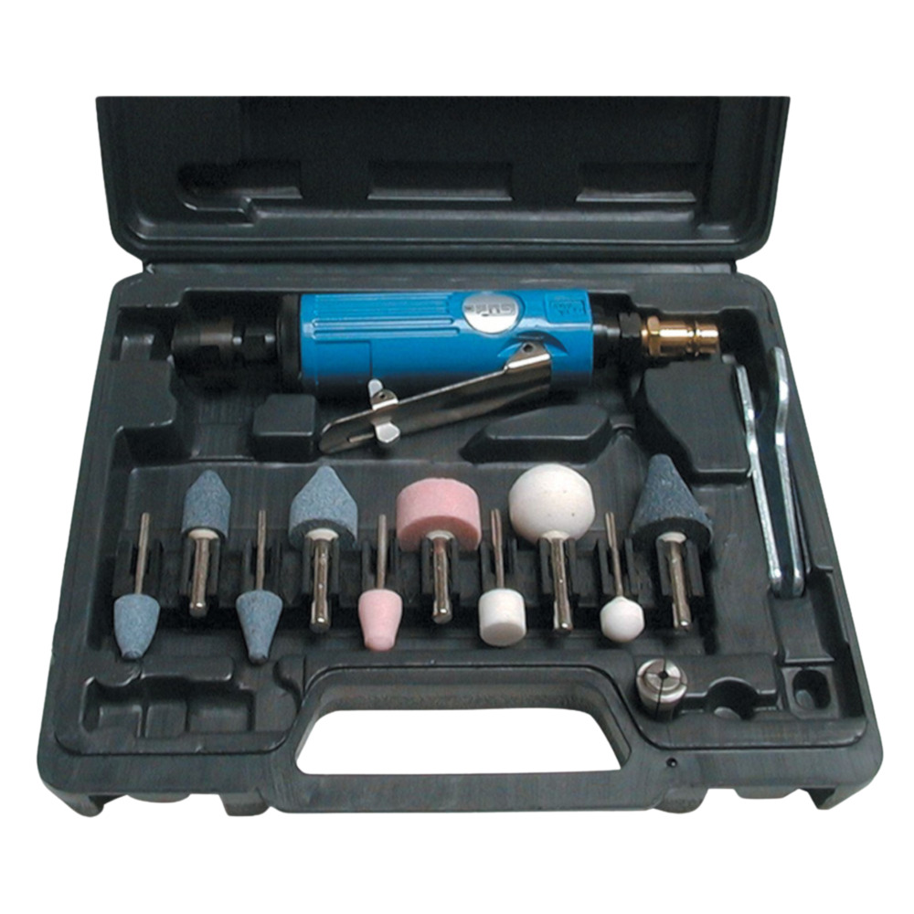 Güde® Druckluft-Geradschleifer Set 15-teilig mit Transportkoffer image number 1