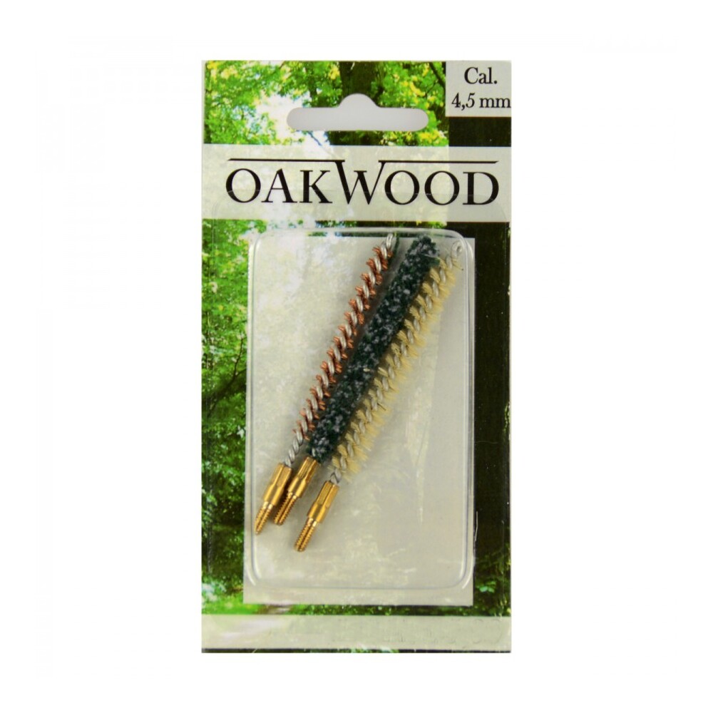 Oakwood Waffenreinigungs-Bürsten Set Cal.4,5 mm 3-teilig