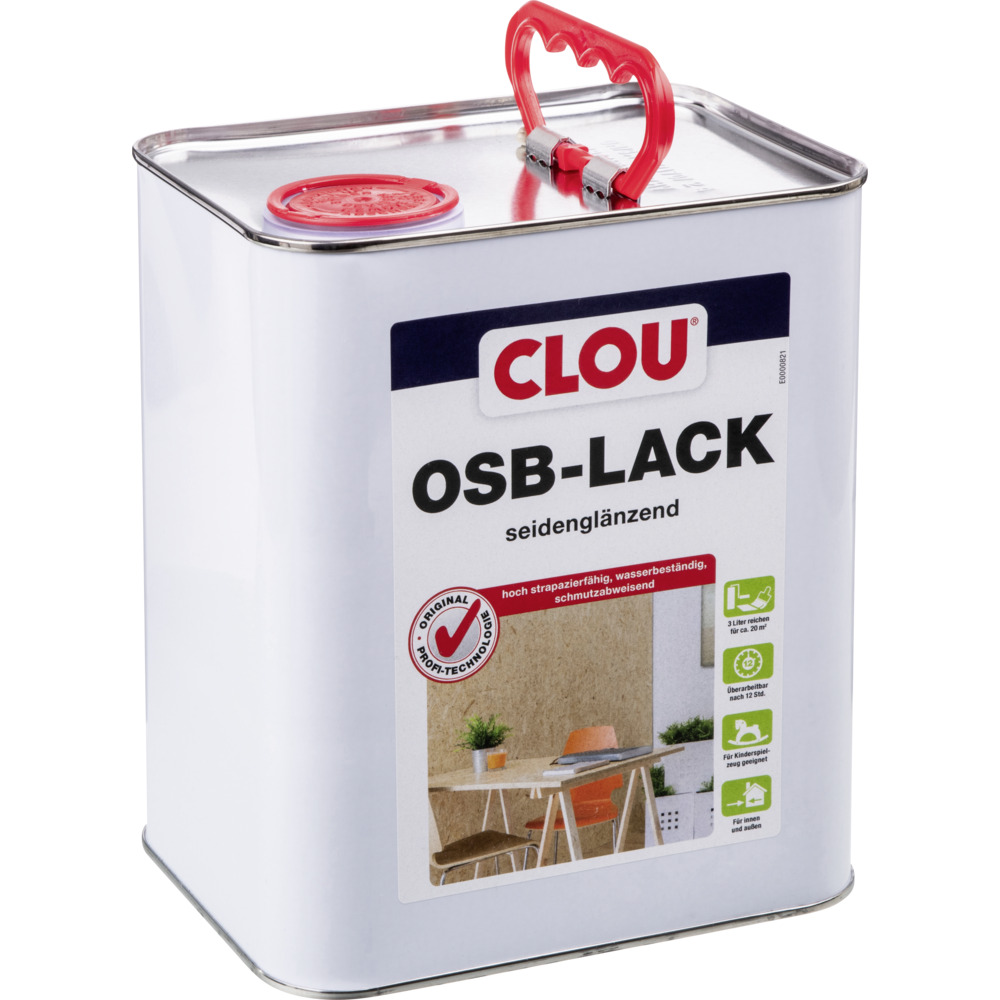 Clou OSB-Lack 3 Liter seidenglänzend image number 0