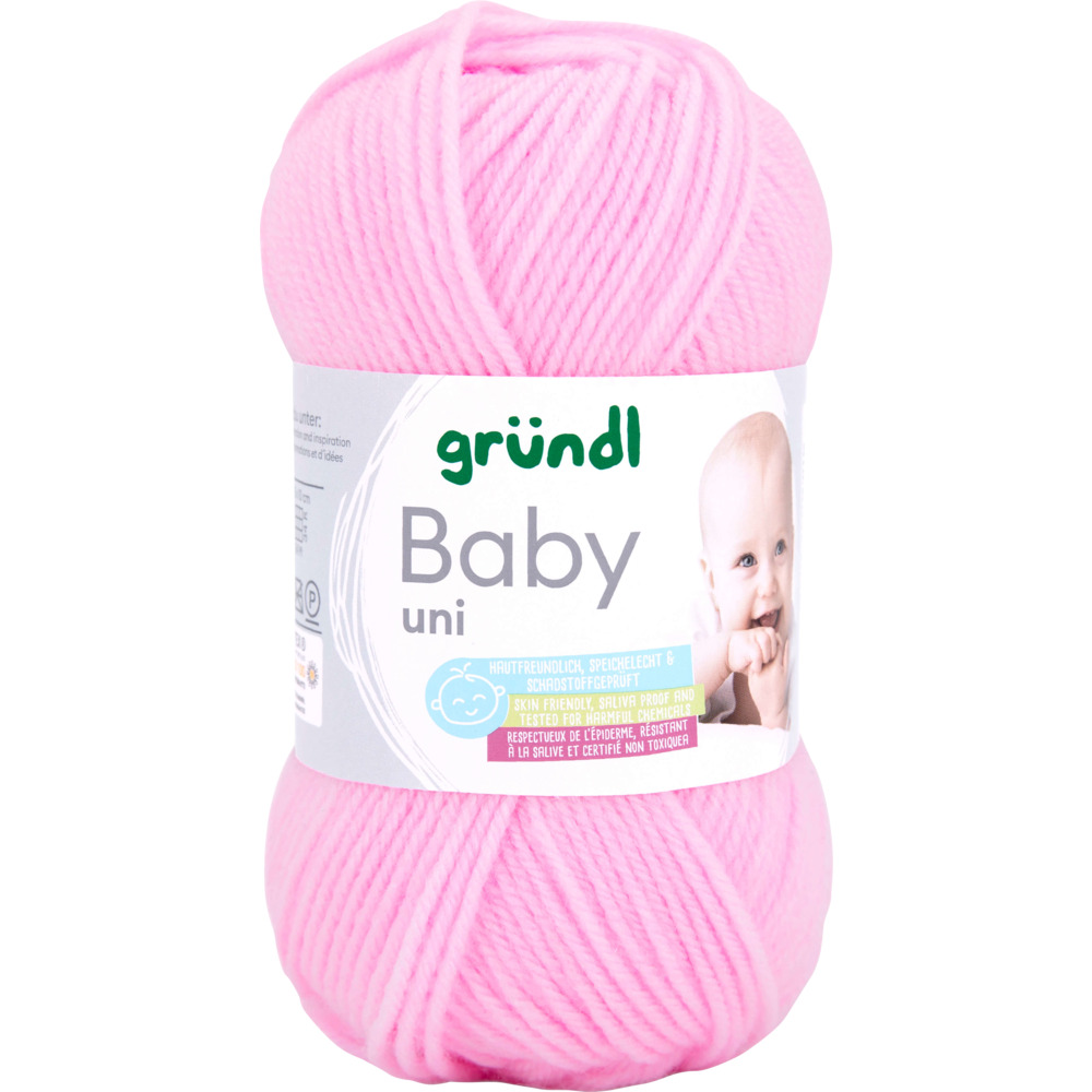 Baby Garn uni 50 g rosé