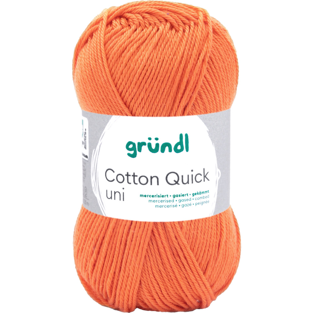 Garn Cotton Quick uni 50 g mandarine