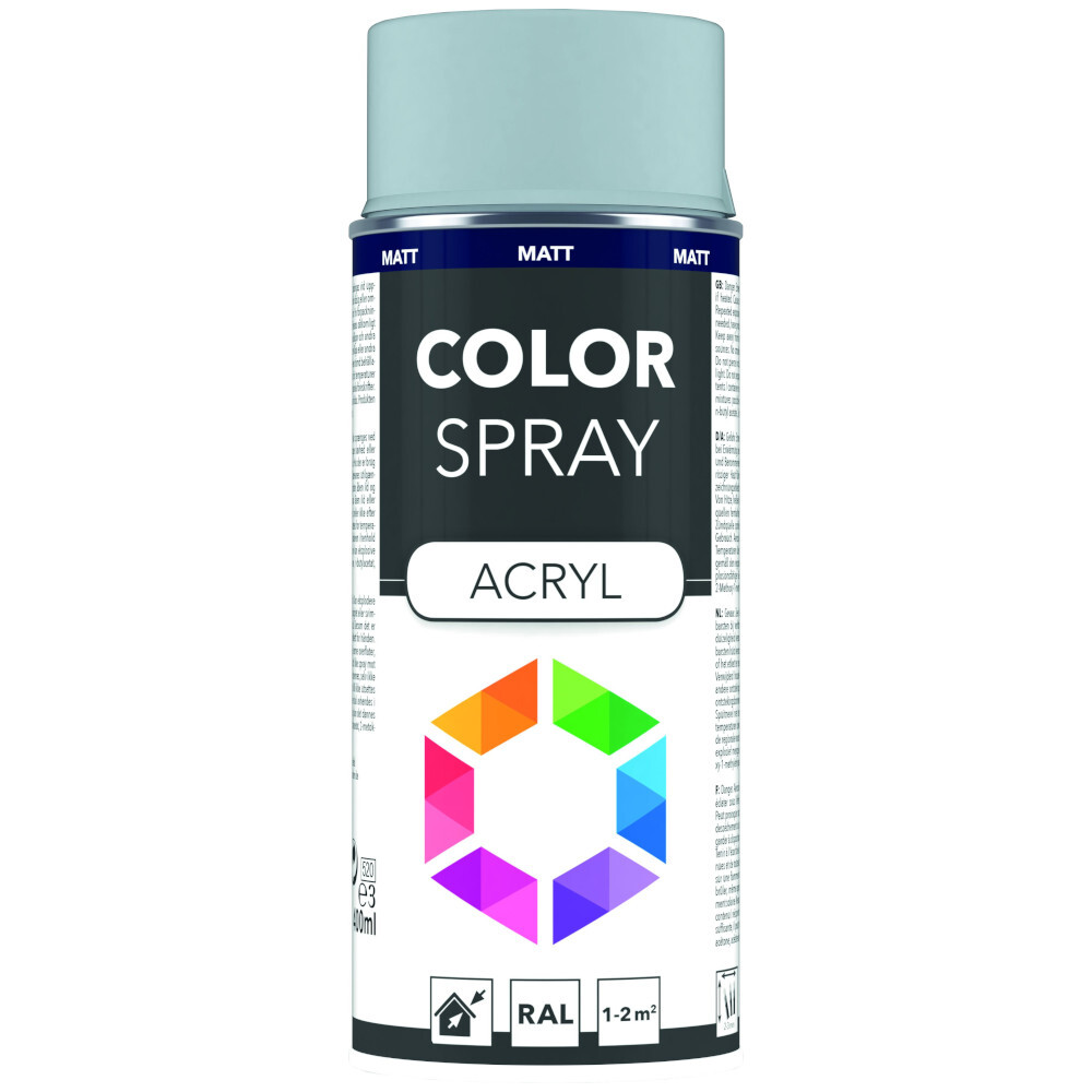 Lackspray matt 400 ml Acryl RAL7001M silbergrau image number 0