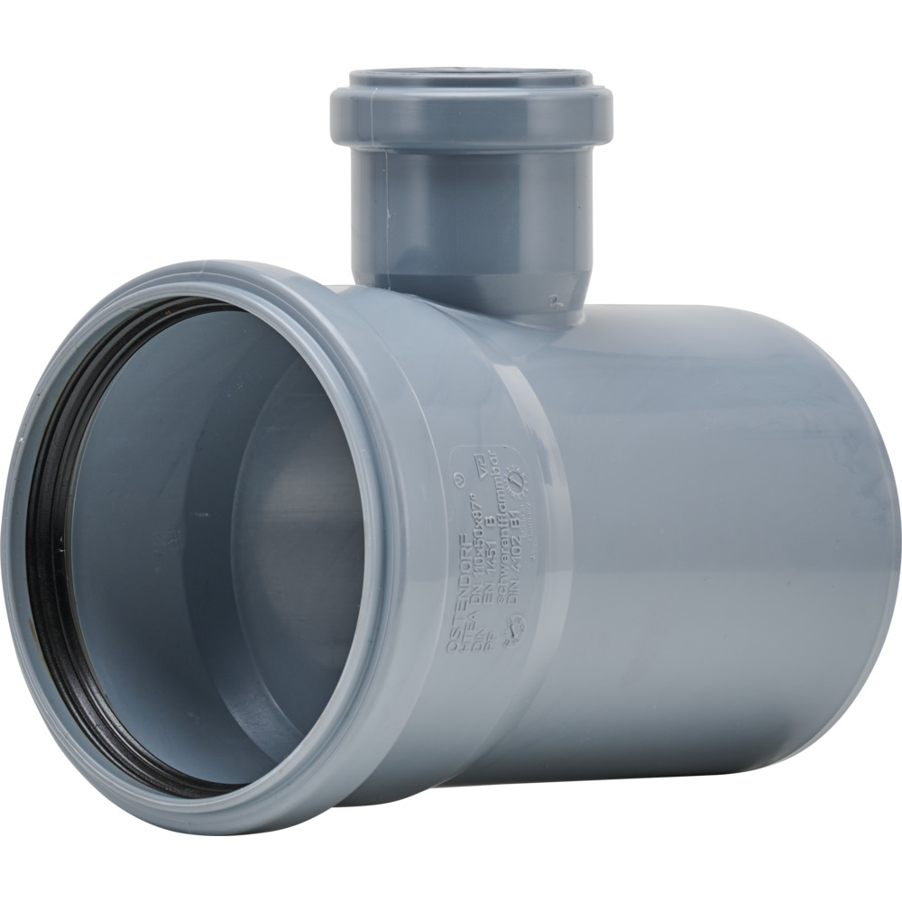 HT-Einfach-Abzweig DN 110/50, 87&deg; aus Polypropylen image number 0