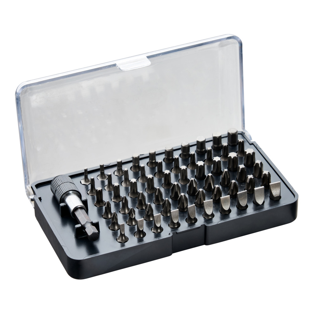 GERMANIA® Bitsatz 61-teilig aus S2 Stahl inklusive Bithalter