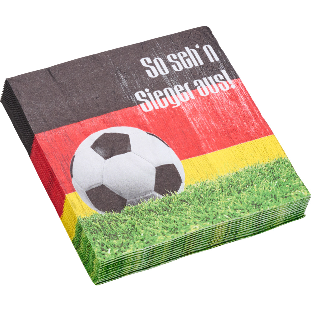 Servietten Motiv Fu&szlig;ball 20er Pack image number 4