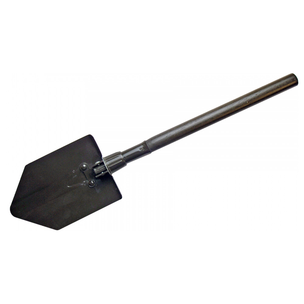 Klappspaten Länge 625 mm mit Holzstiel