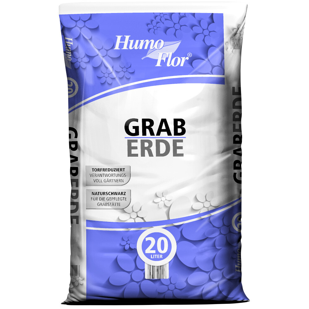 Graberde 20 Liter, torfreduziert, naturschwarz