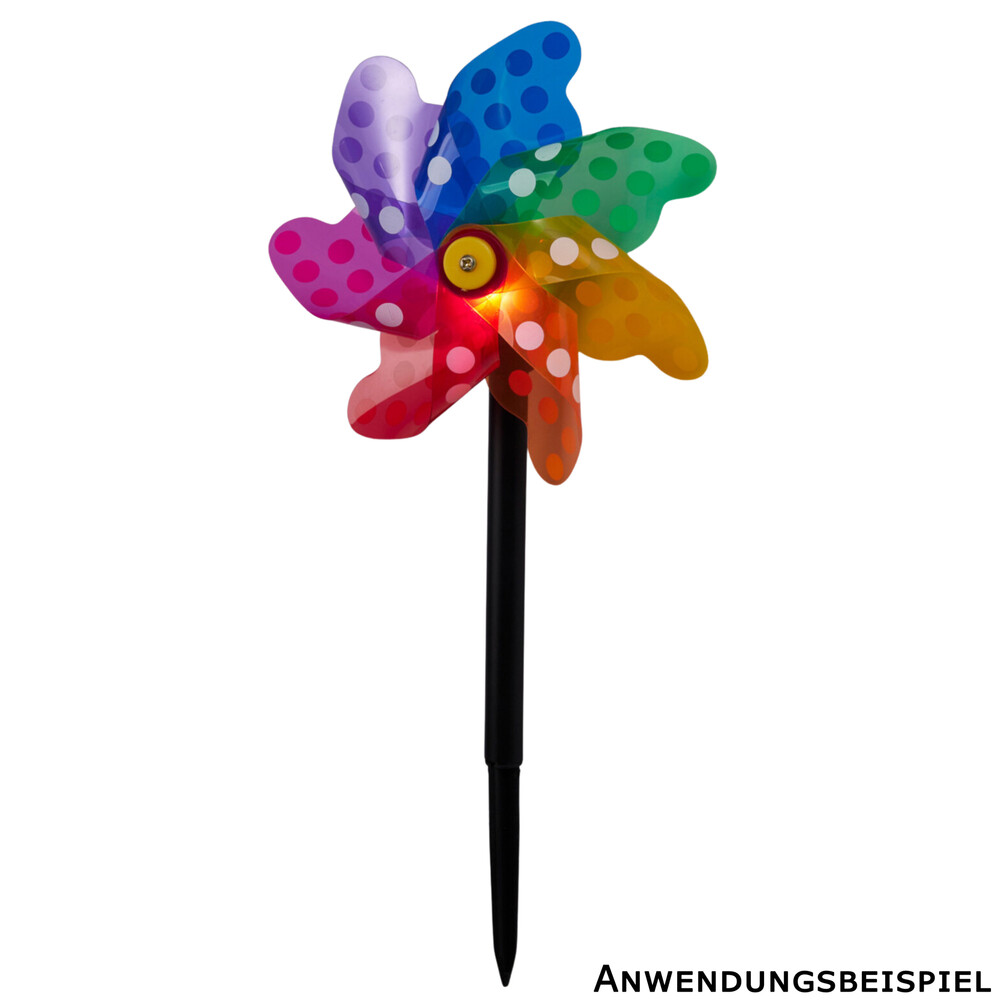 Windm&uuml;hle mit LED-Solarlampe image number 0