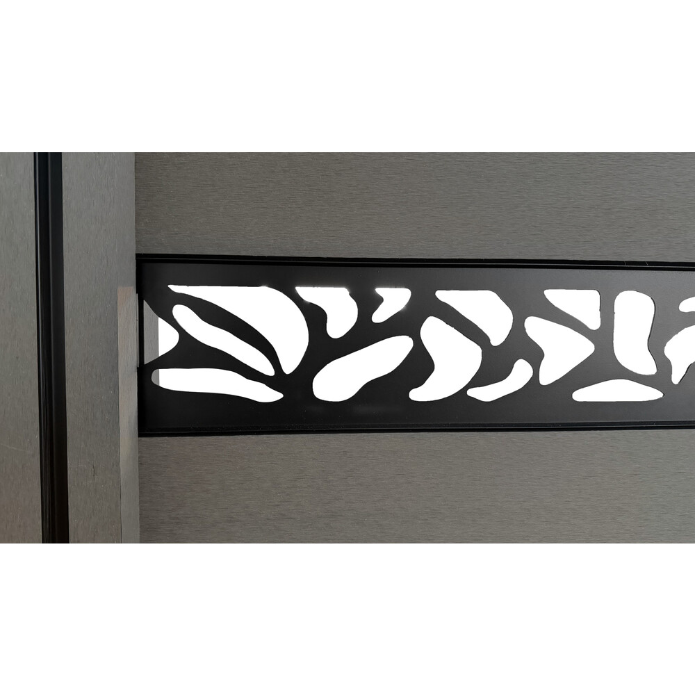 WPC-Sichtschutzzaun "Valla" Komplettset mit Dekorleisten ca. 910 x 190 cm image number 3