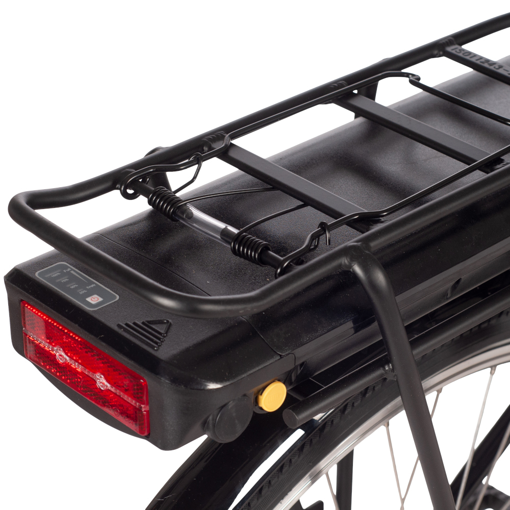 Fahrrad E-Bike City Pedelec rot glanz 28'' image number 6