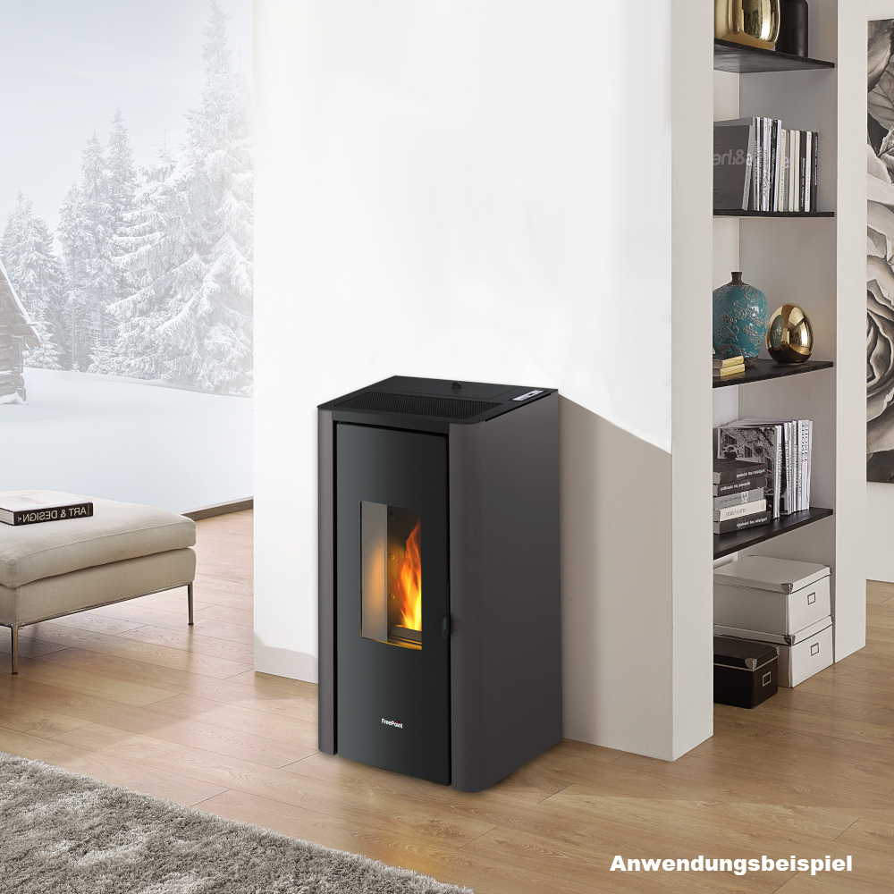 FreePoint Pelletofen INDIGO Anthrazit image number 1