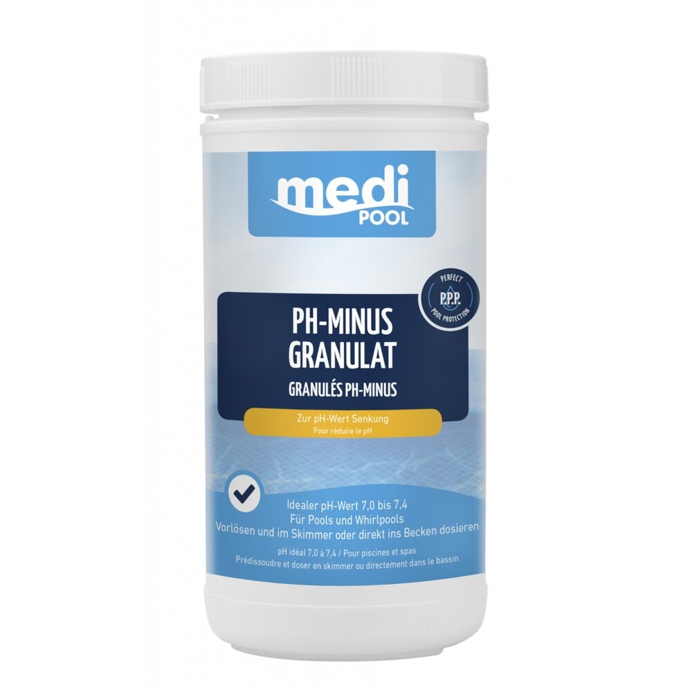 Pool pH Wert Senker, pH Minus Granulat 1,5 kg