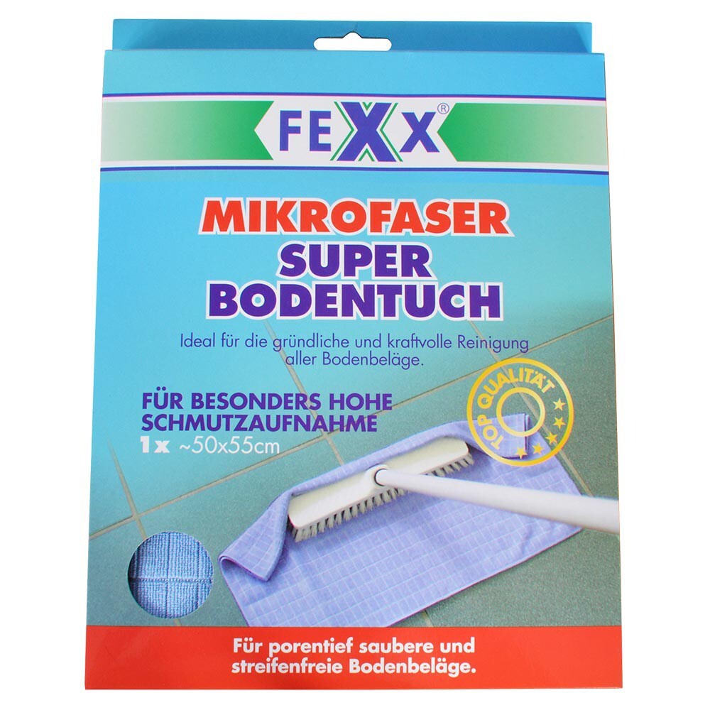 Bodentuch Microfaser 50 x 55 cm in Blau image number 1