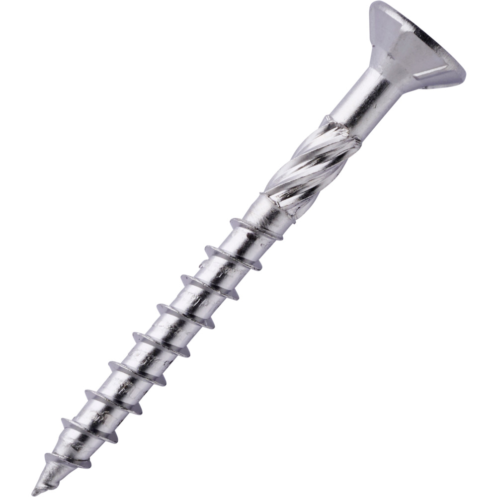 Spanplattenschraube 5,0x50 mm IVZ FISHBULL Vorteilspackung Senkkopf Teilgewinde Kerbspitze
