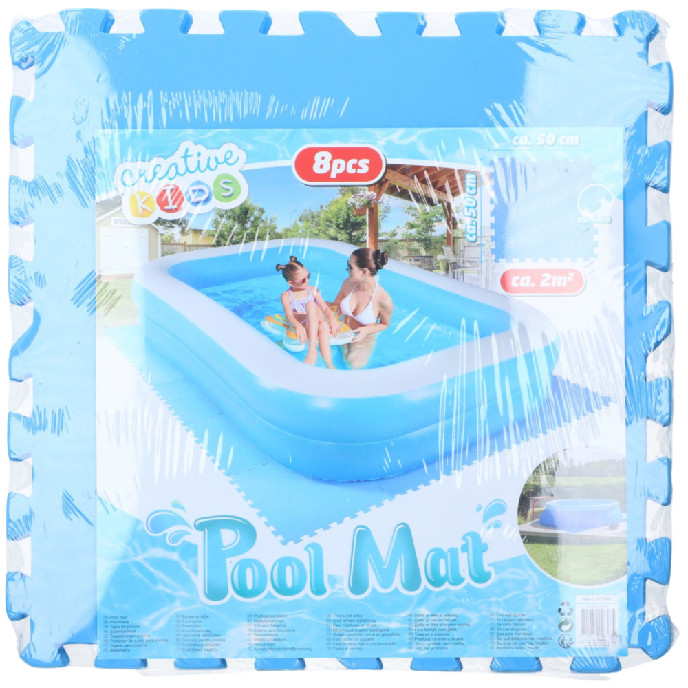 Poolmatten Set 8 Stück 50 x 50 cm image number 1