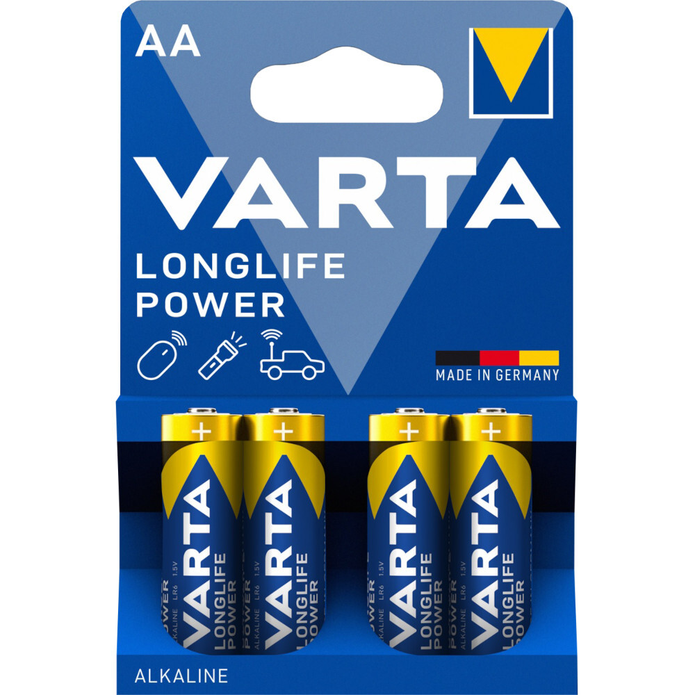 Varta Batterie AA 1,5 V Longlife Power 4 Stück image number 0