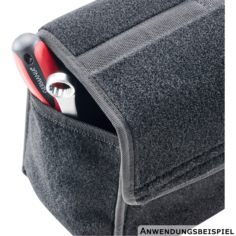 Walser Kofferraumtasche Größe L aus Nadelfilz in Grau image number 5