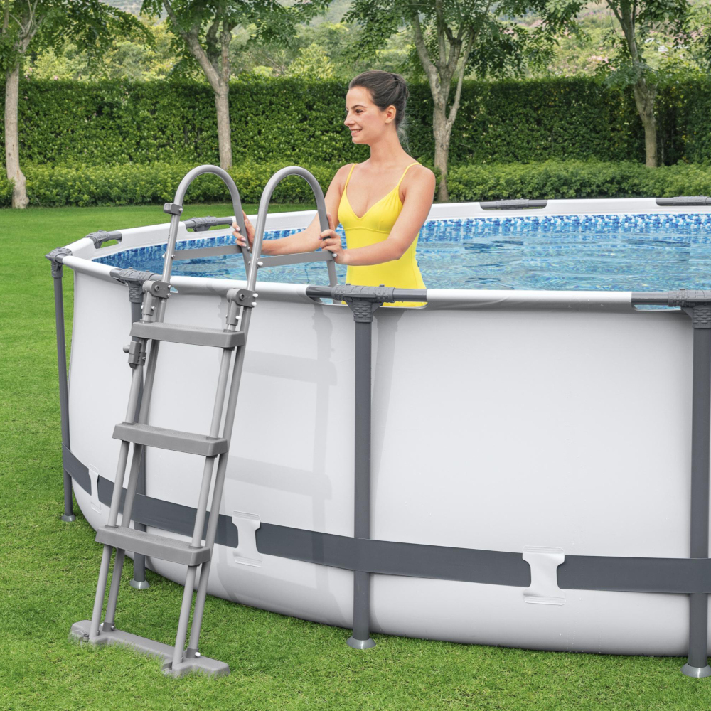 Steel Pro MAX Frame Pool Ø427x107 cm rund Komplett-Set 5-teilig image number 7