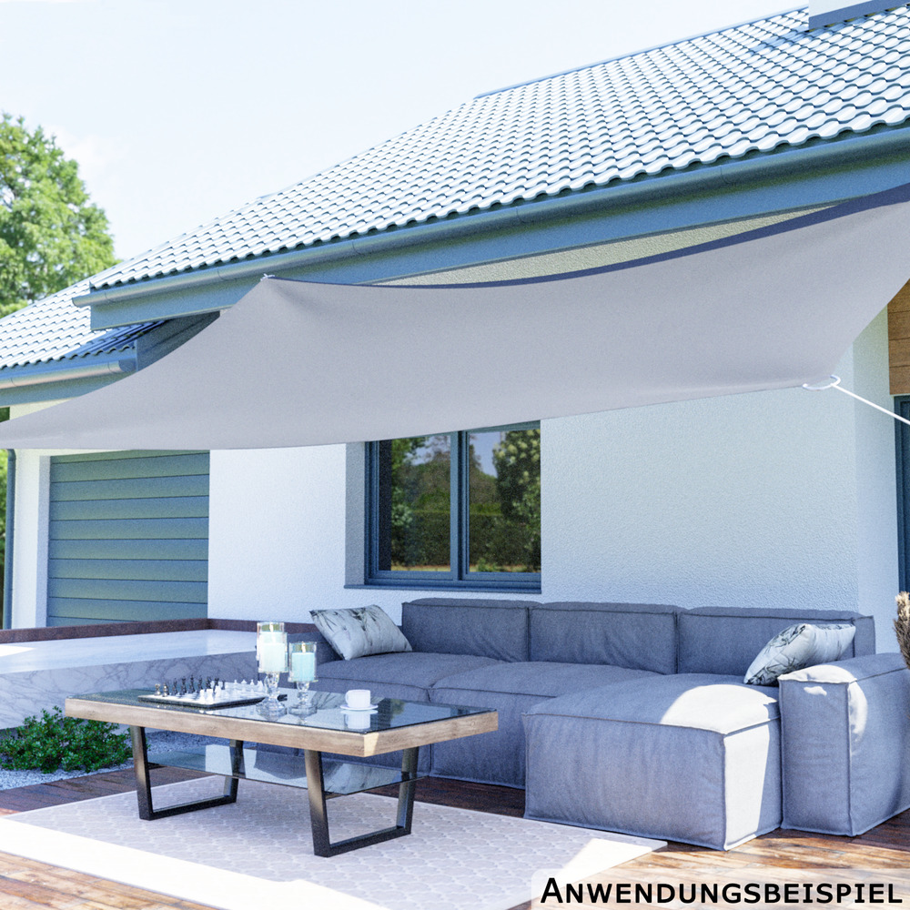 Sonnensegel 3 x 5 m aus Polyester - B-Ware image number 2