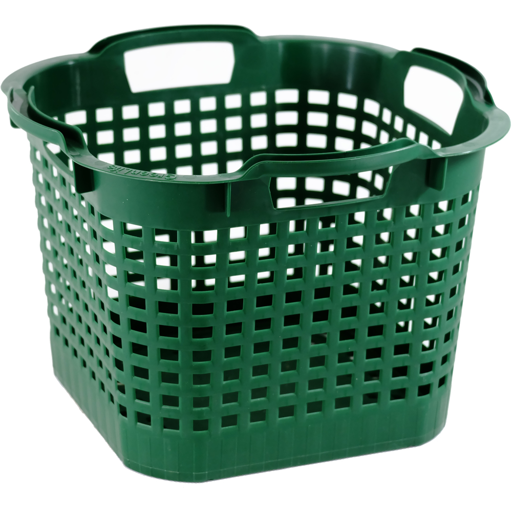 FISHBULL Universal-Korb 25 Liter drehstapelbar gr&uuml;n Kunststoff