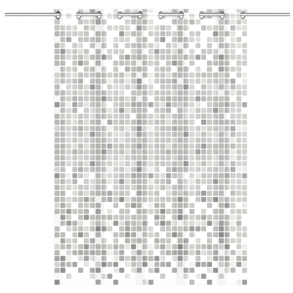 Duschvorhang Mosaik Grau image number 3