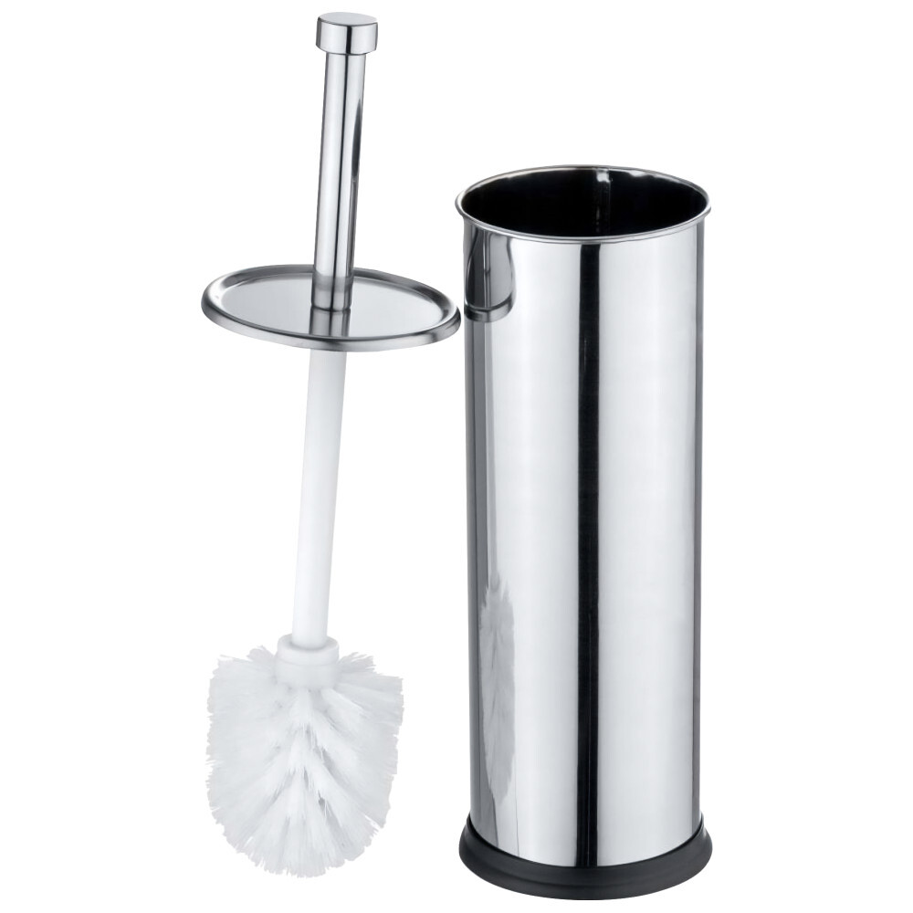 Wenko WC-Garnitur Exclusive 2in1 aus Edelstahl glänzend