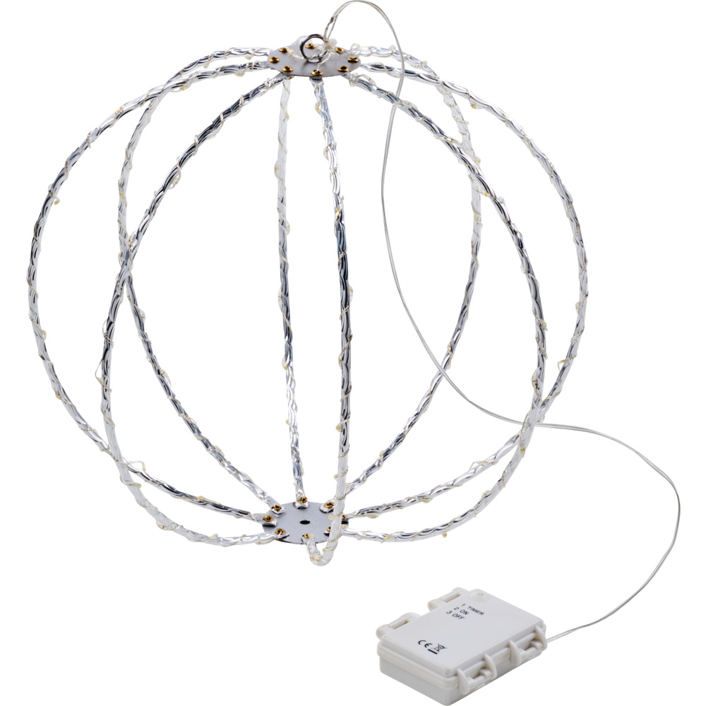 LED-3D-Kugelleuchte faltbar 96 LEDs Ø 30 cm