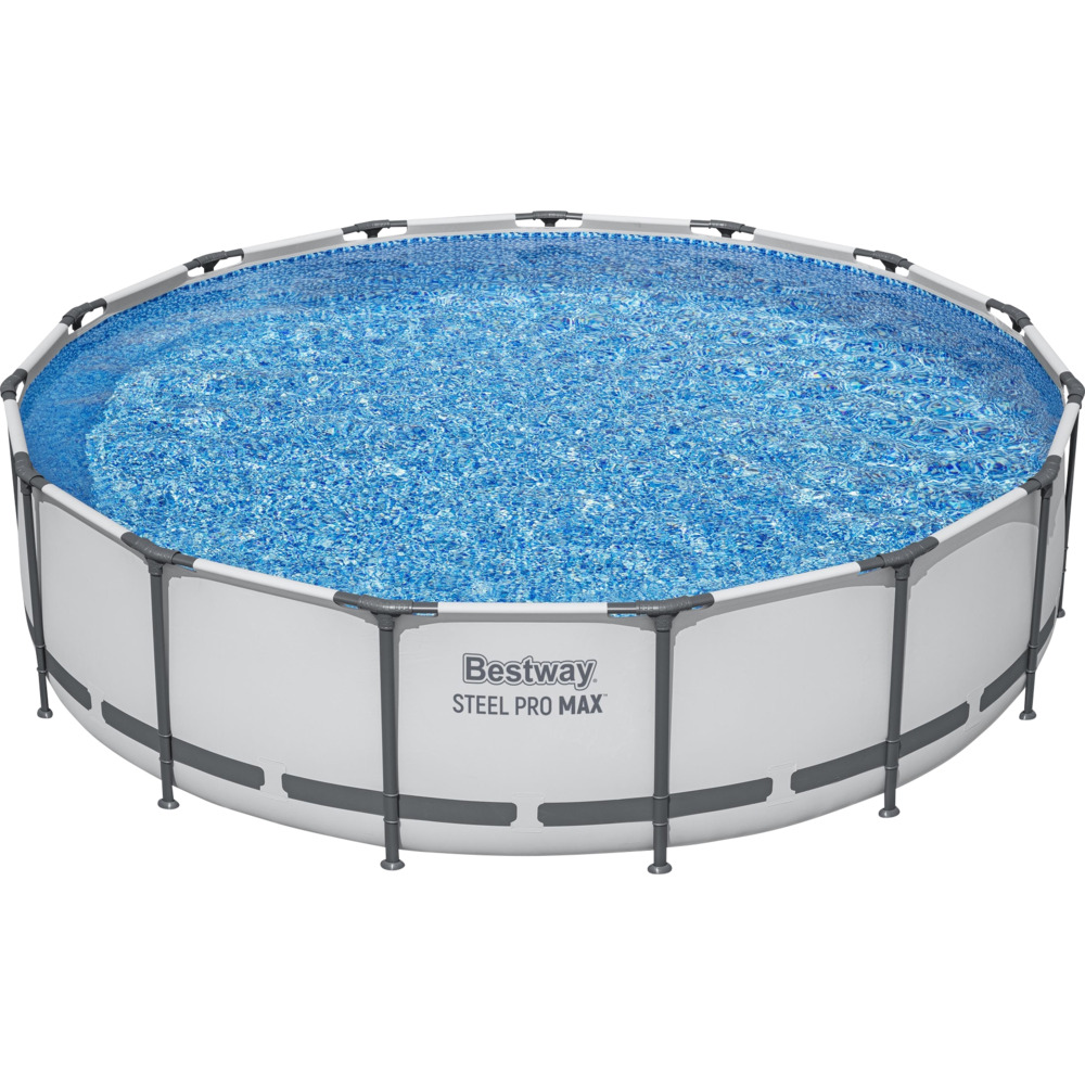 Bestway&reg; Steel Pro MAX Frame Pool &Oslash;457x107cm Komplett-Set 5-teilig image number 1