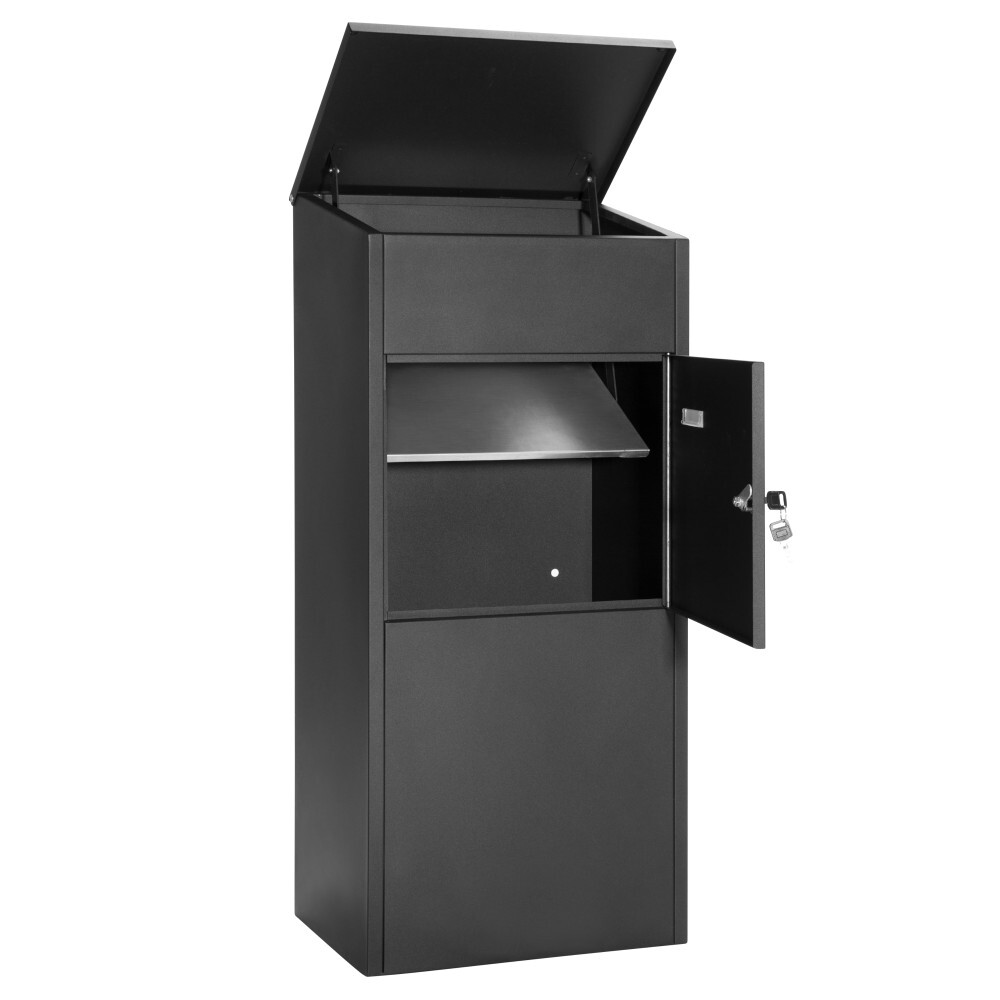 Paketbriefkasten aus Stahlblech in schwarz image number 3