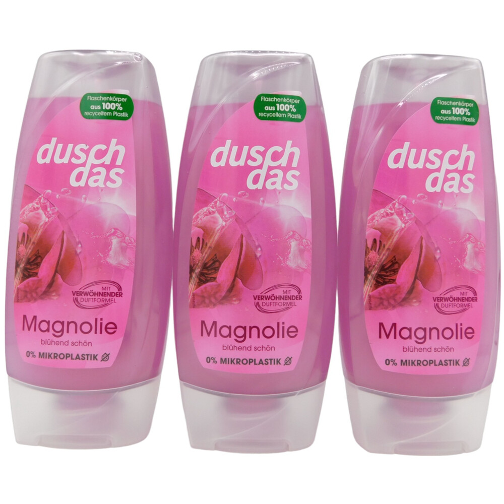 Duschdas Duschgel Magnolie 3 x 225 ml