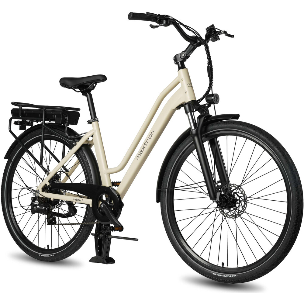 City E-Bike Maxtron "Urban 7" 28" creme-wei&szlig; image number 1