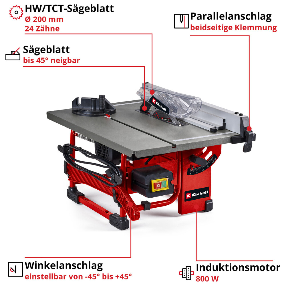 Einhell Tischkreiss&auml;ge TC-TS 8 I image number 2