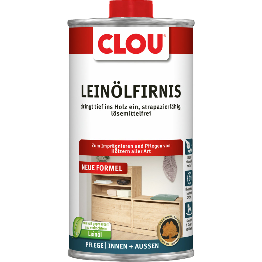 Clou&reg; Lein&ouml;l-Firnis 500 ml image number 0