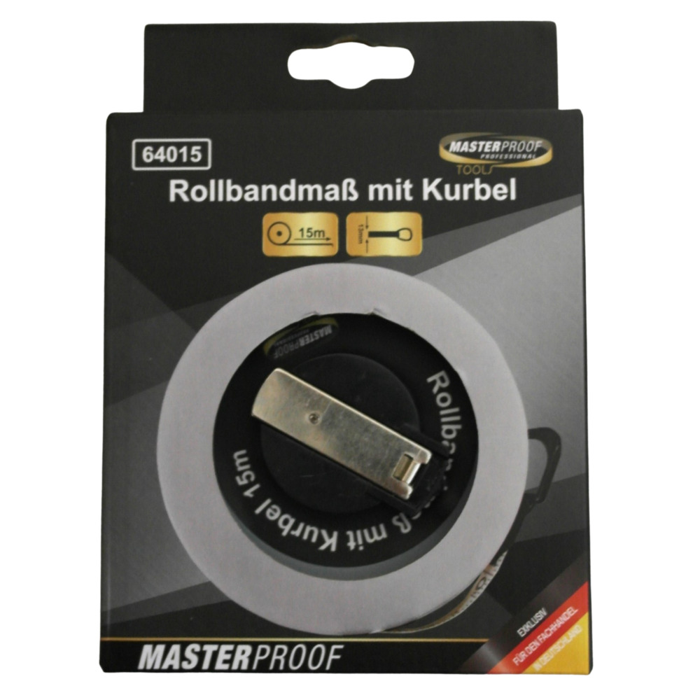 Rollbandmaß 15 m mit Kurbel image number 3