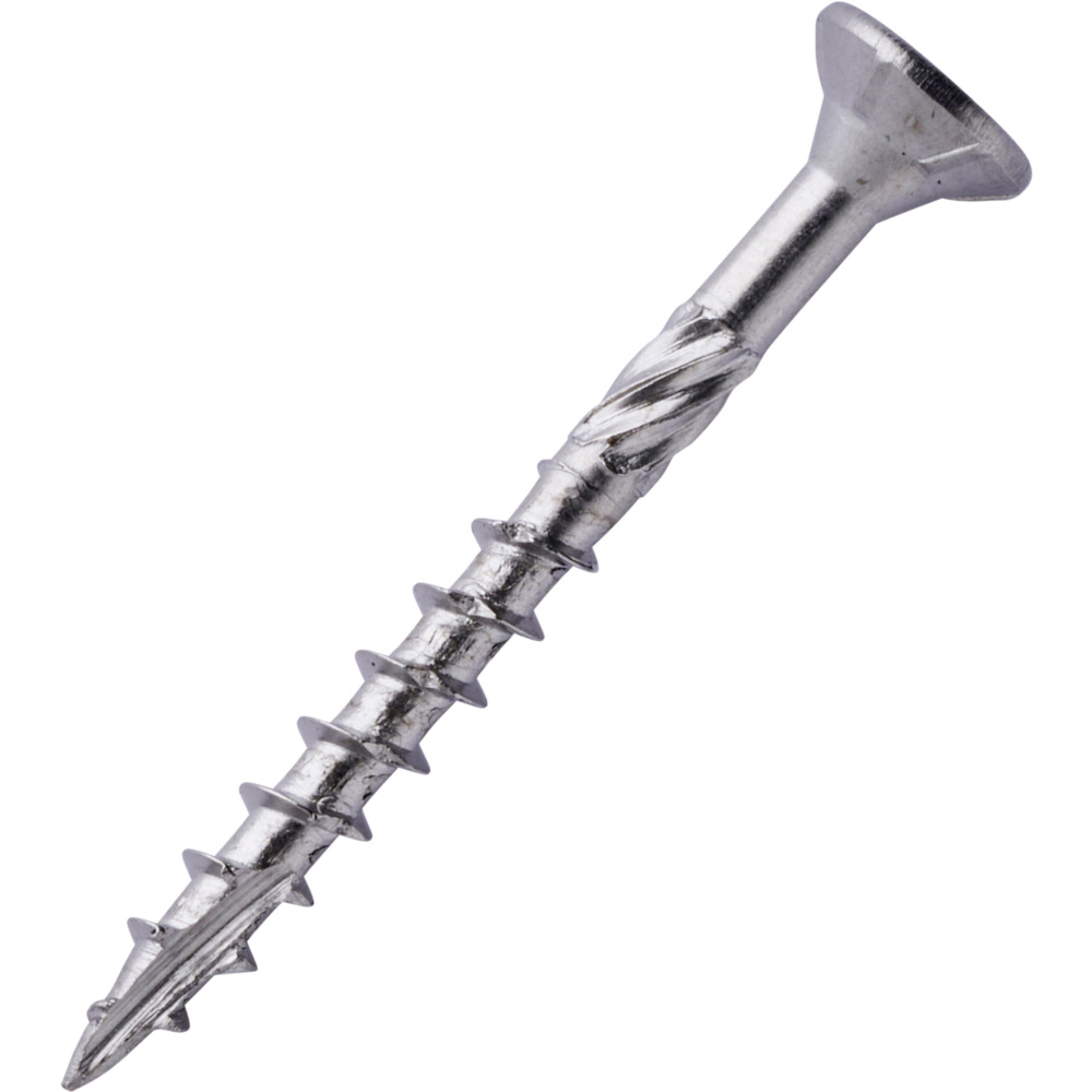 Spanplattenschraube 4,0x40 mm IVZ FISHBULL Vorteilspackung Senkkopf Teilgewinde Kerbspitze