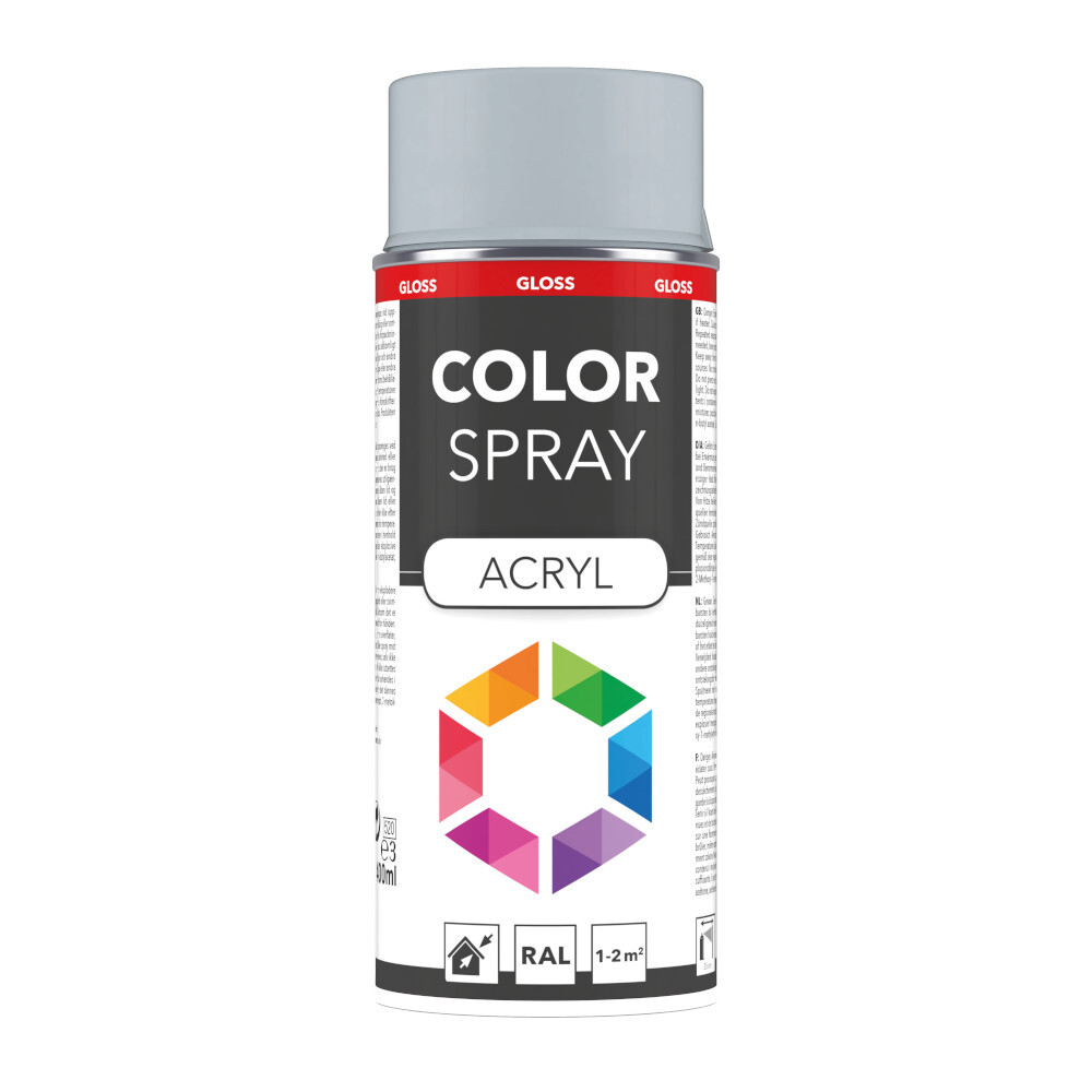 Lackspray glänzend 400 ml Acryl RAL 7001 silbergrau image number 0