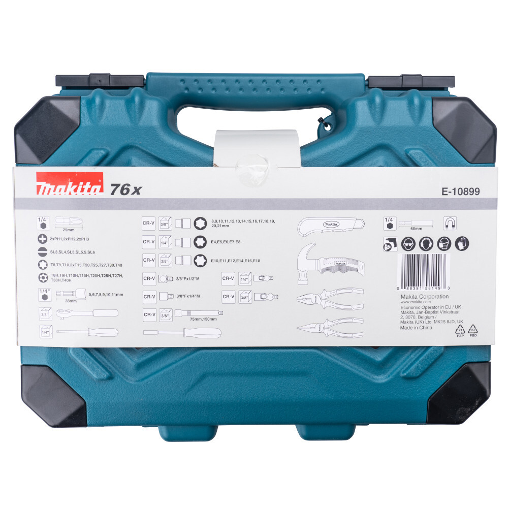 Makita Werkzeug-Set 76-teilig image number 6