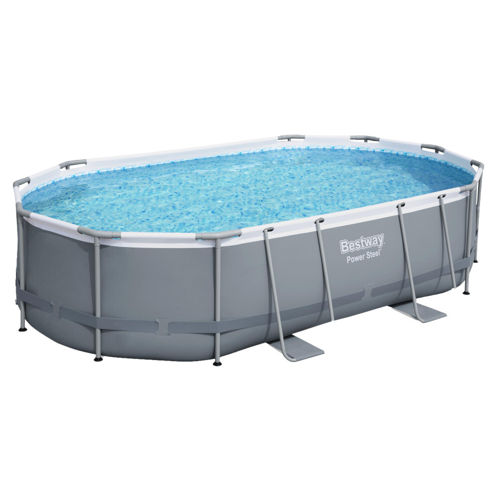 Bestway Pool Set oval 488x305 cm 6-teilig