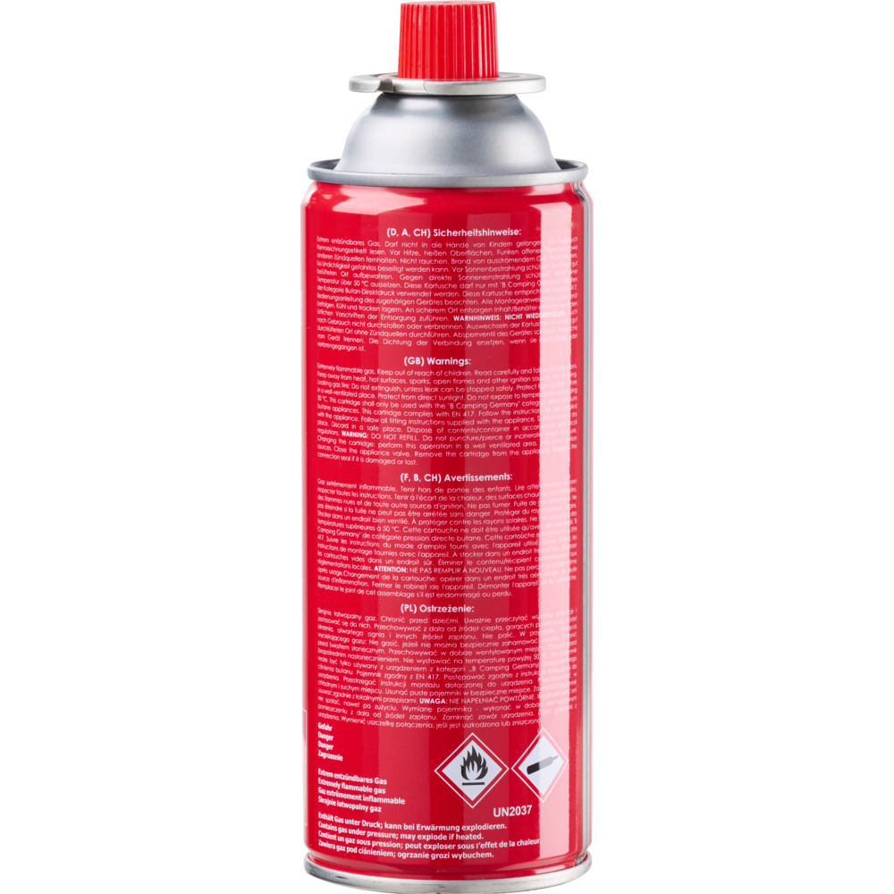GERMANIA® Butan-Gaskartusche 227 g mit Bajonettverschluss image number 1