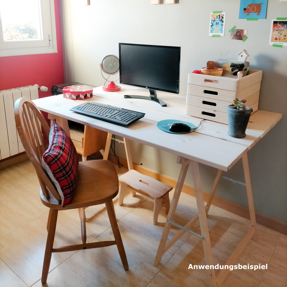 Klappbock 74 x 73,5 cm aus Kiefernholz image number 5