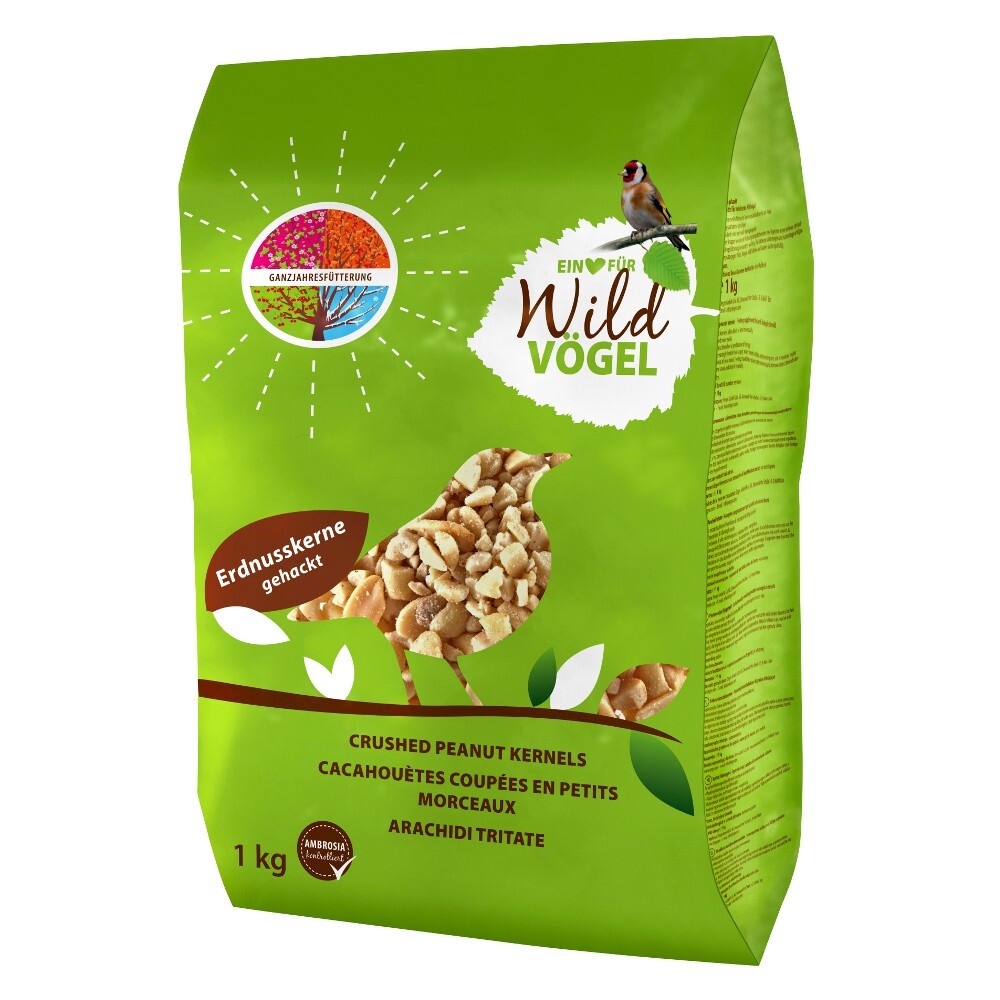 Vogelfutter gehackte Erdnusskerne 1 kg image number 0