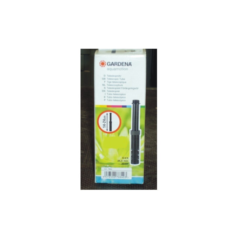 Gardena Bewässerung-Teleskoprohr 140-240 mm aus schwarzem Kunststoff image number 0
