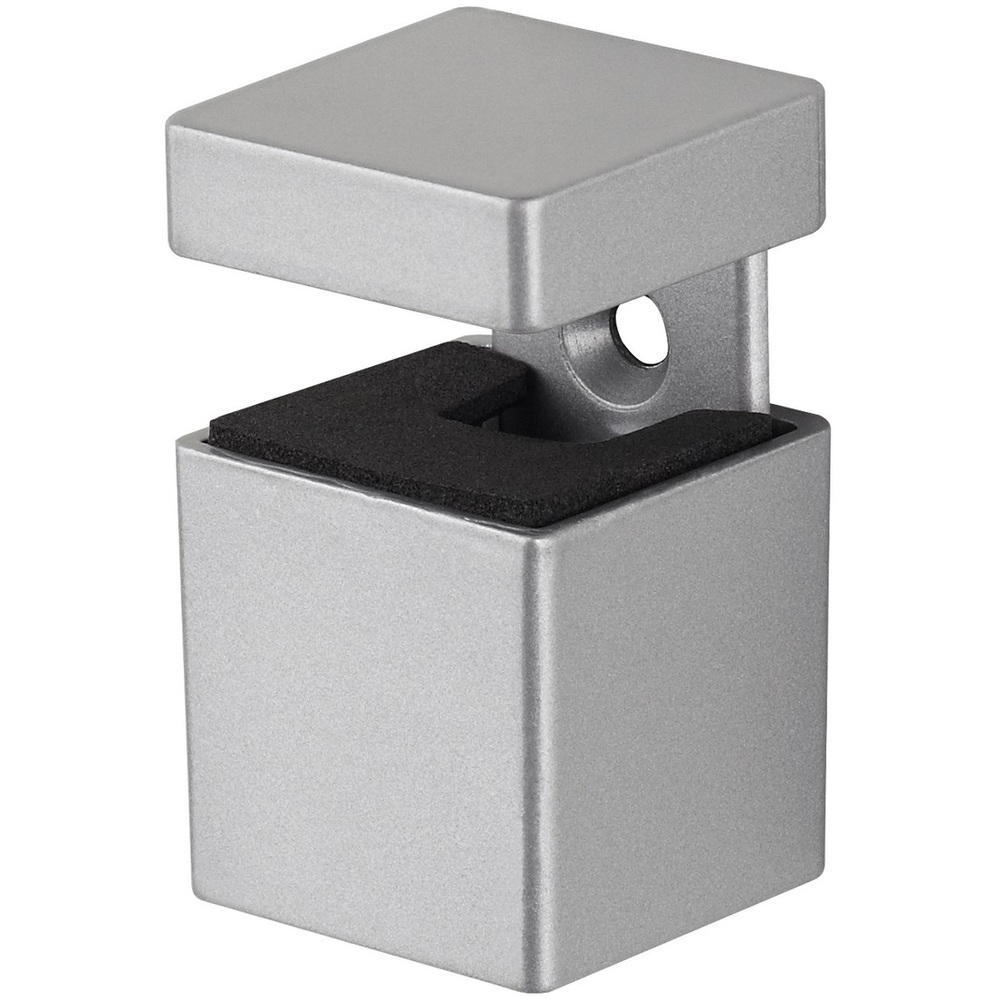 Regalbodenhalterung BLOC 5-20 mm 2 St&uuml;ck silberfarben 
