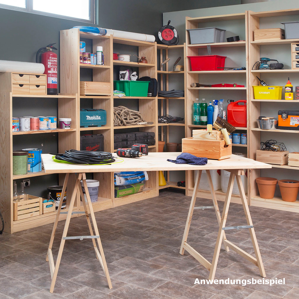 Klappbock 74 x 73,5 cm aus Kiefernholz image number 3