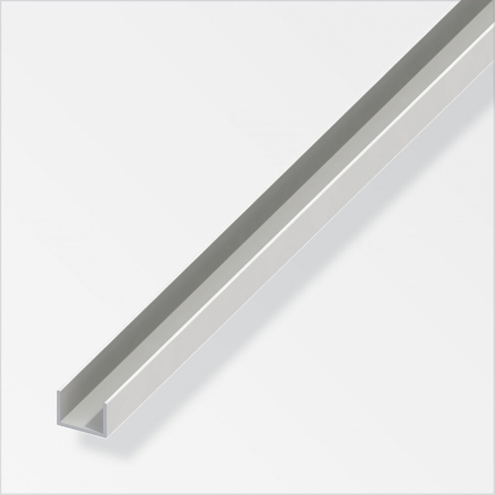 U-Profil aus Hart-PVC 10 x 12 x 1 mm in weiß image number 0